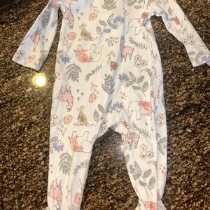 Carter Just One You, cotton infant sleeper, 9 months.